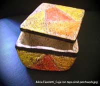 - Alicia Favoretti_Caja con tapa simil patchwork -